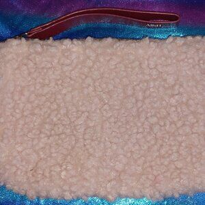 Fuzzy Pink Ipsy Makeup Bag